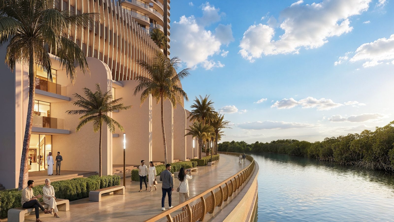 Boardwalk and mangrove paddle route